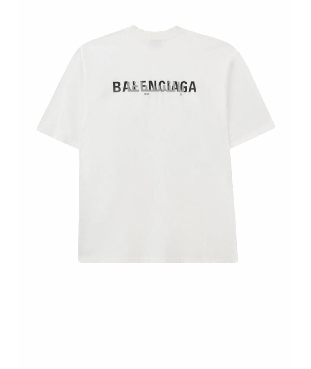 BALENCIAGA Белая футболка, фото 9