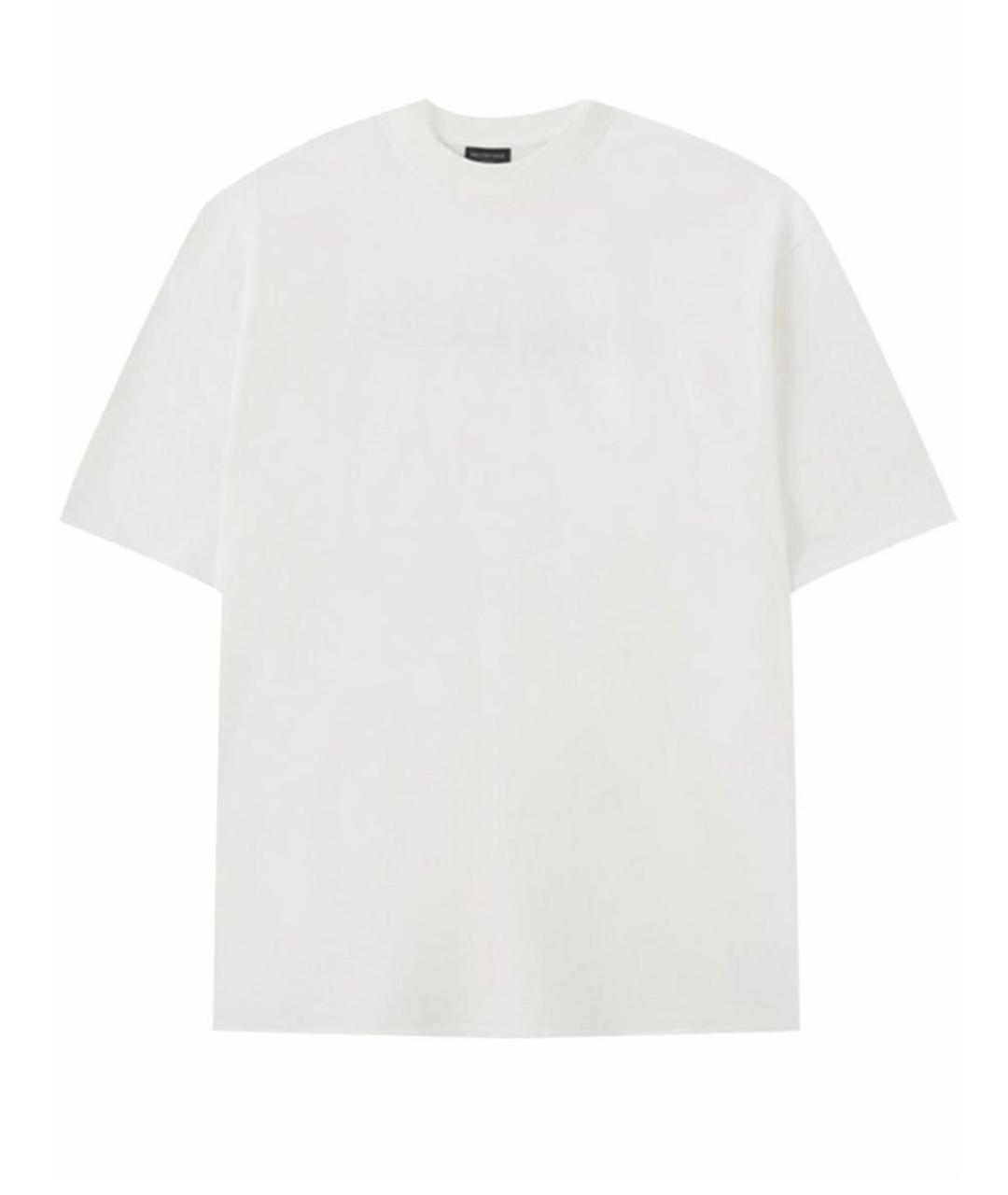 BALENCIAGA Белая футболка, фото 3