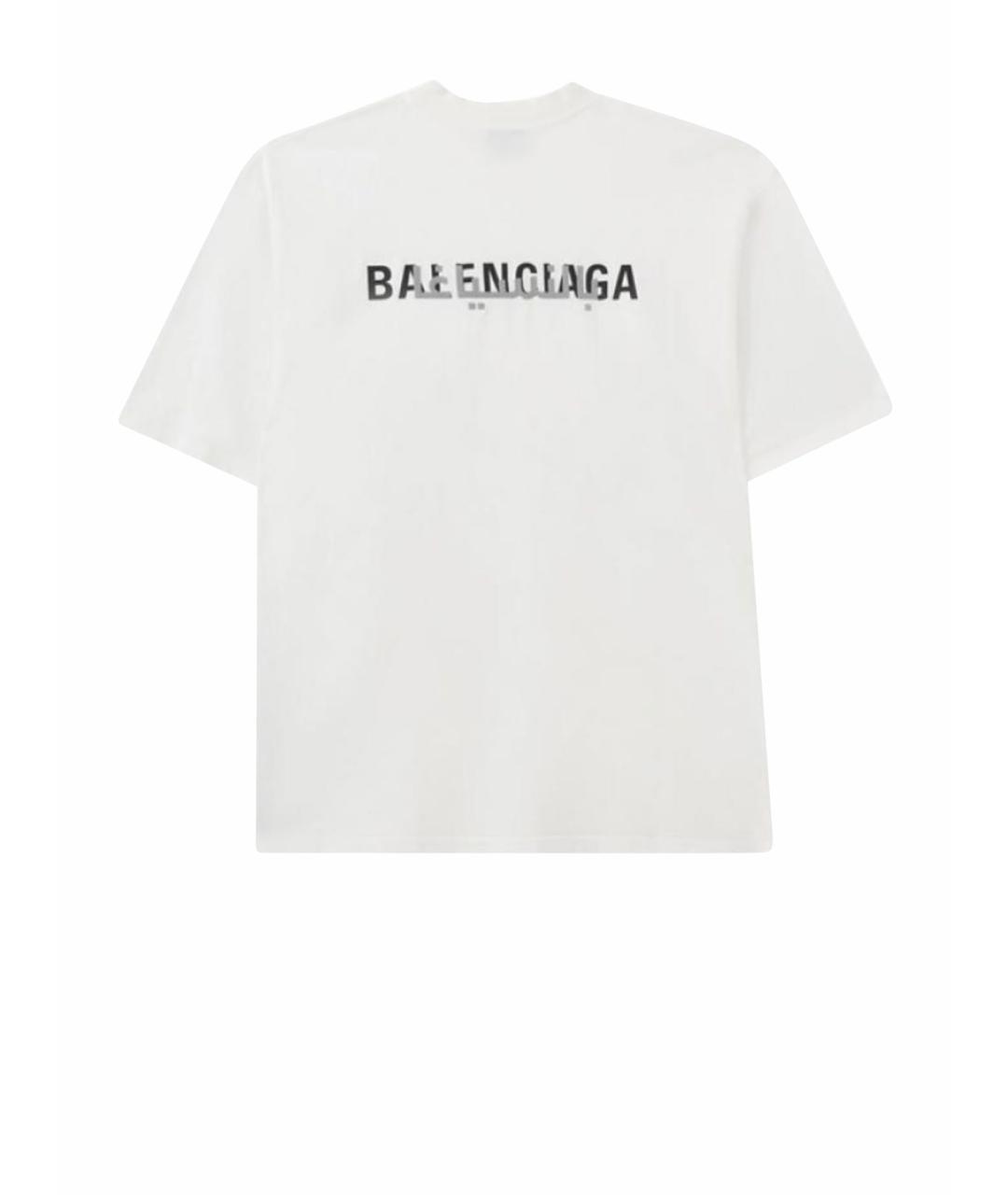 BALENCIAGA Белая футболка, фото 1
