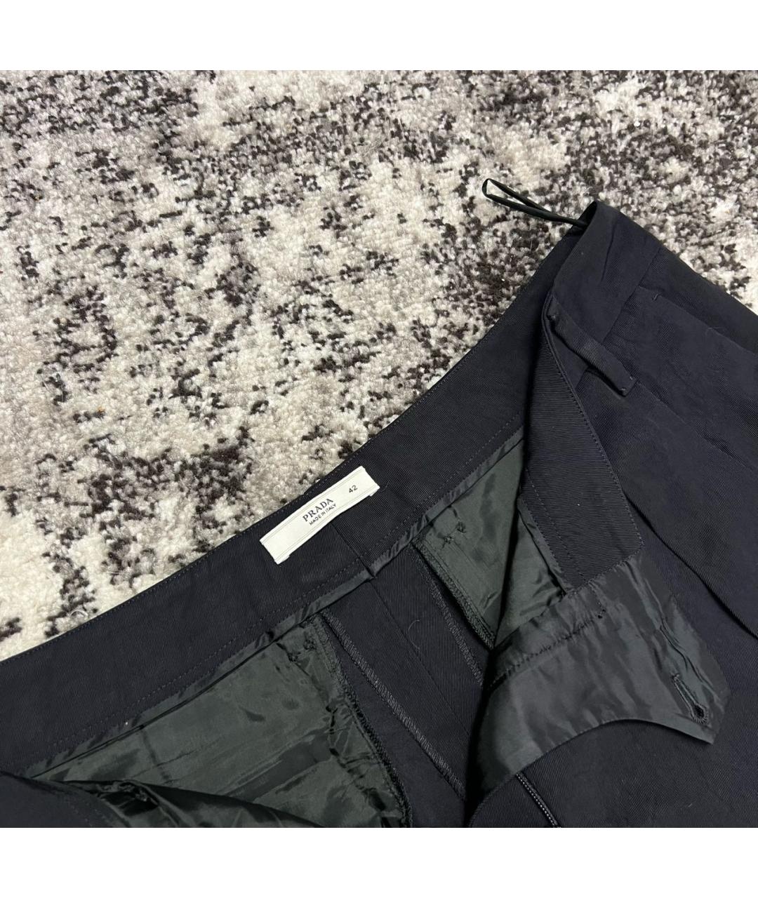 PRADA Черные брюки узкие, фото 4