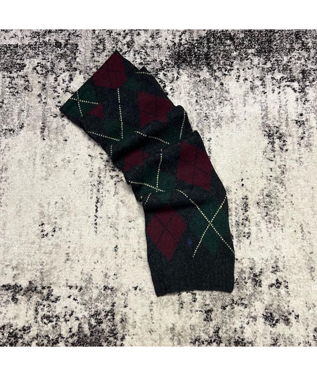 POLO RALPH LAUREN Мульти шерстяной шарф, фото 4