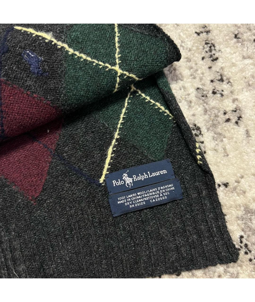 POLO RALPH LAUREN Мульти шерстяной шарф, фото 3
