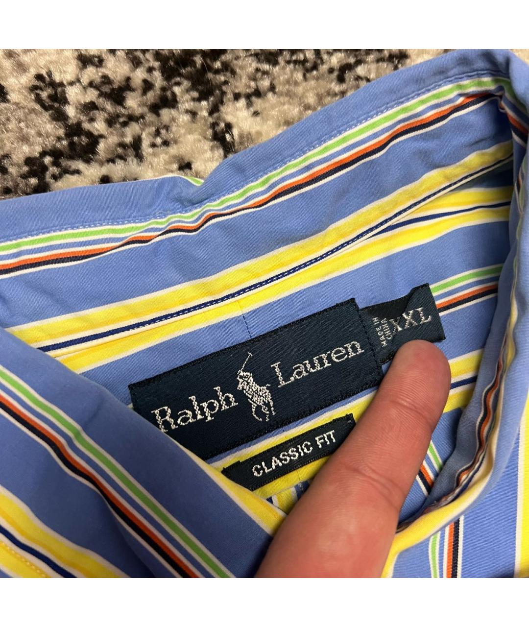RALPH LAUREN Мульти хлопковая кэжуал рубашка, фото 4
