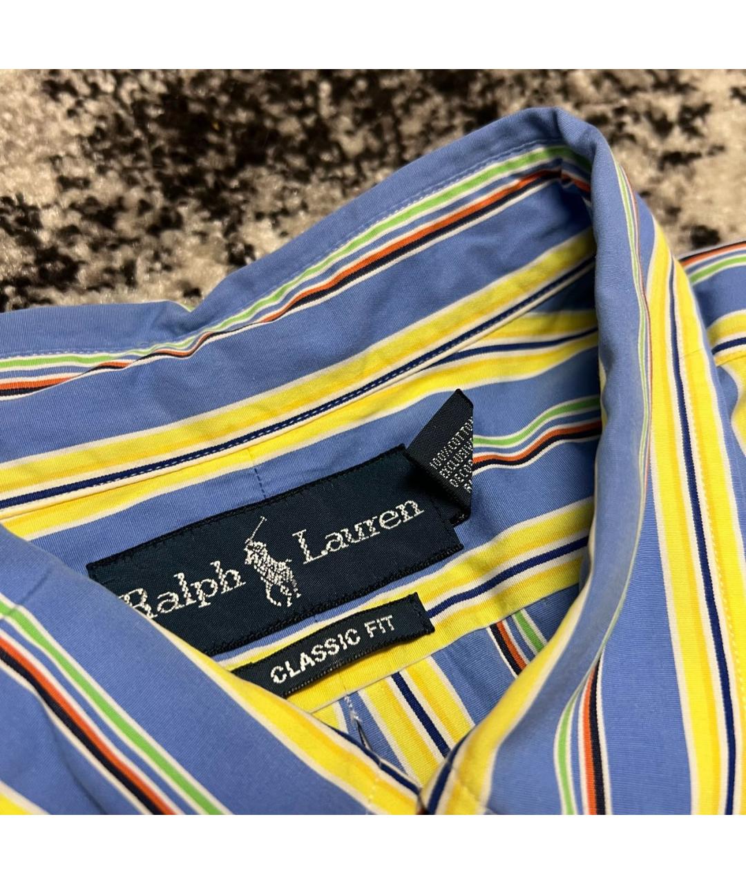 RALPH LAUREN Мульти хлопковая кэжуал рубашка, фото 5