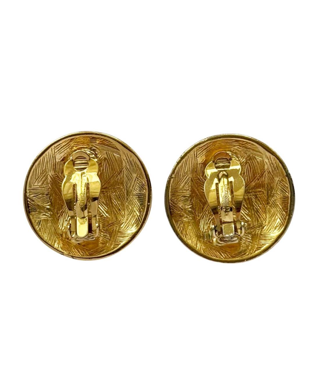 GIVENCHY Золотые позолоченные клипсы, фото 3