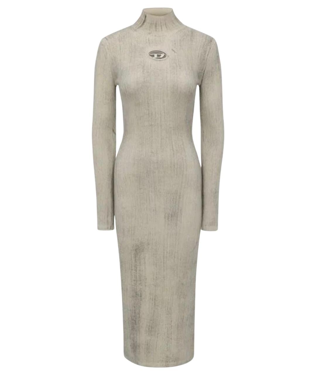 DIESEL Бежевое повседневное платье, фото 1