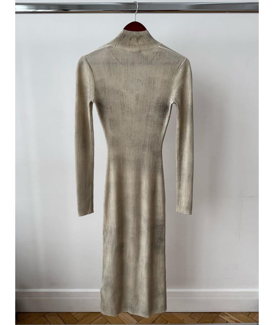 DIESEL Бежевое повседневное платье, фото 8