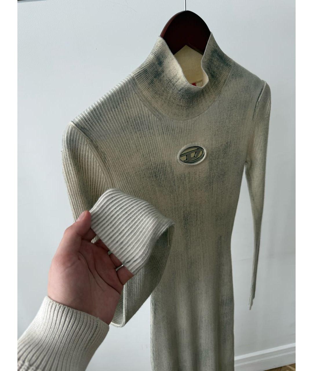 DIESEL Бежевое повседневное платье, фото 5