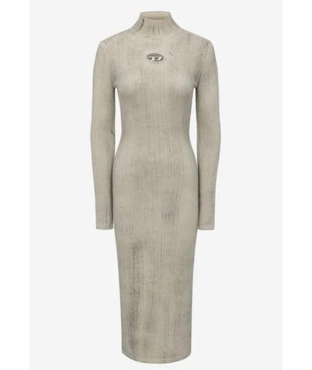 DIESEL Бежевое повседневное платье, фото 9