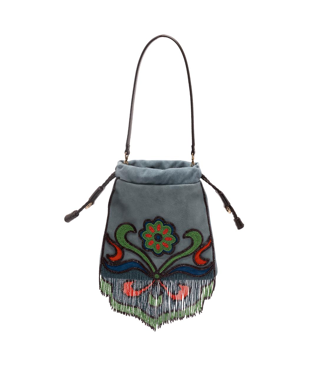 ETRO Мульти замшевая сумка через плечо, фото 1