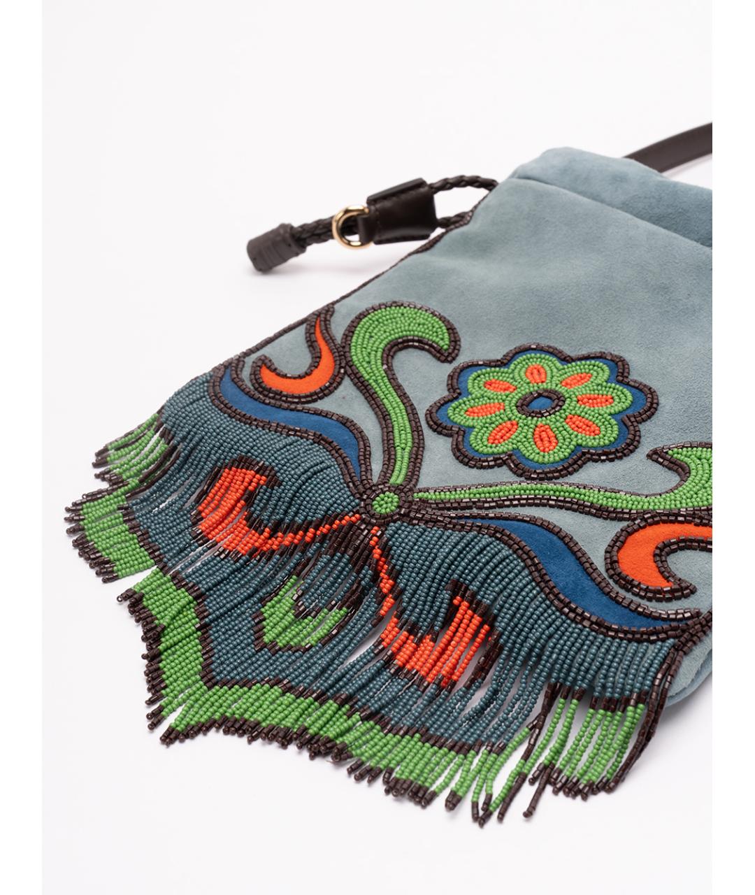 ETRO Мульти замшевая сумка через плечо, фото 4