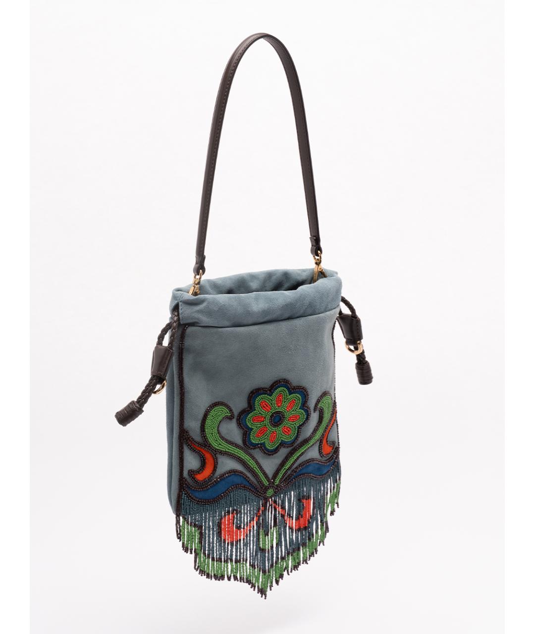 ETRO Мульти замшевая сумка через плечо, фото 3