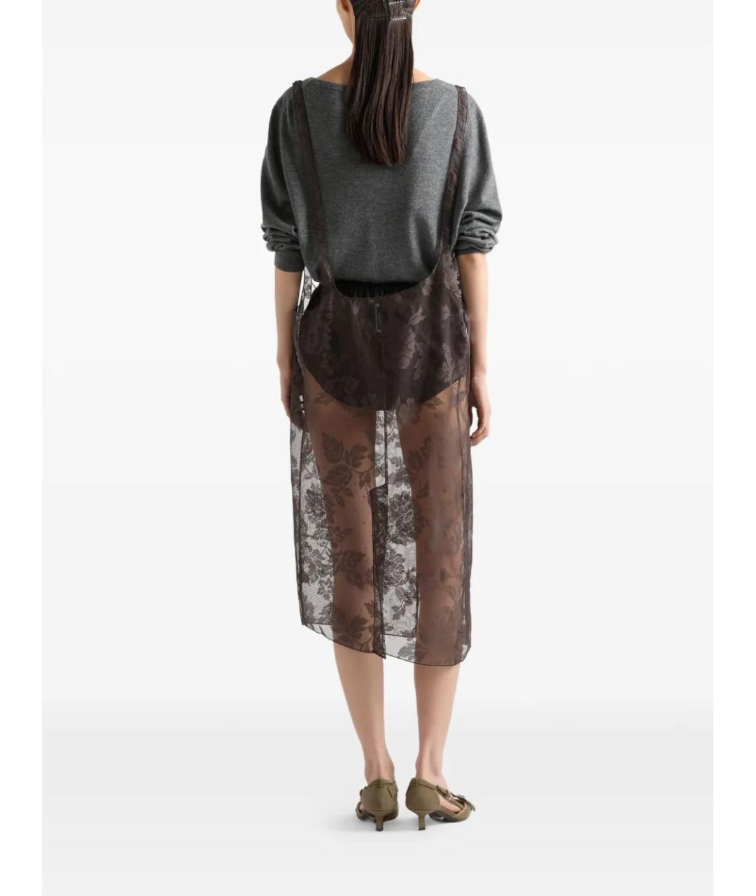 PRADA Серый кашемировый джемпер / свитер, фото 2