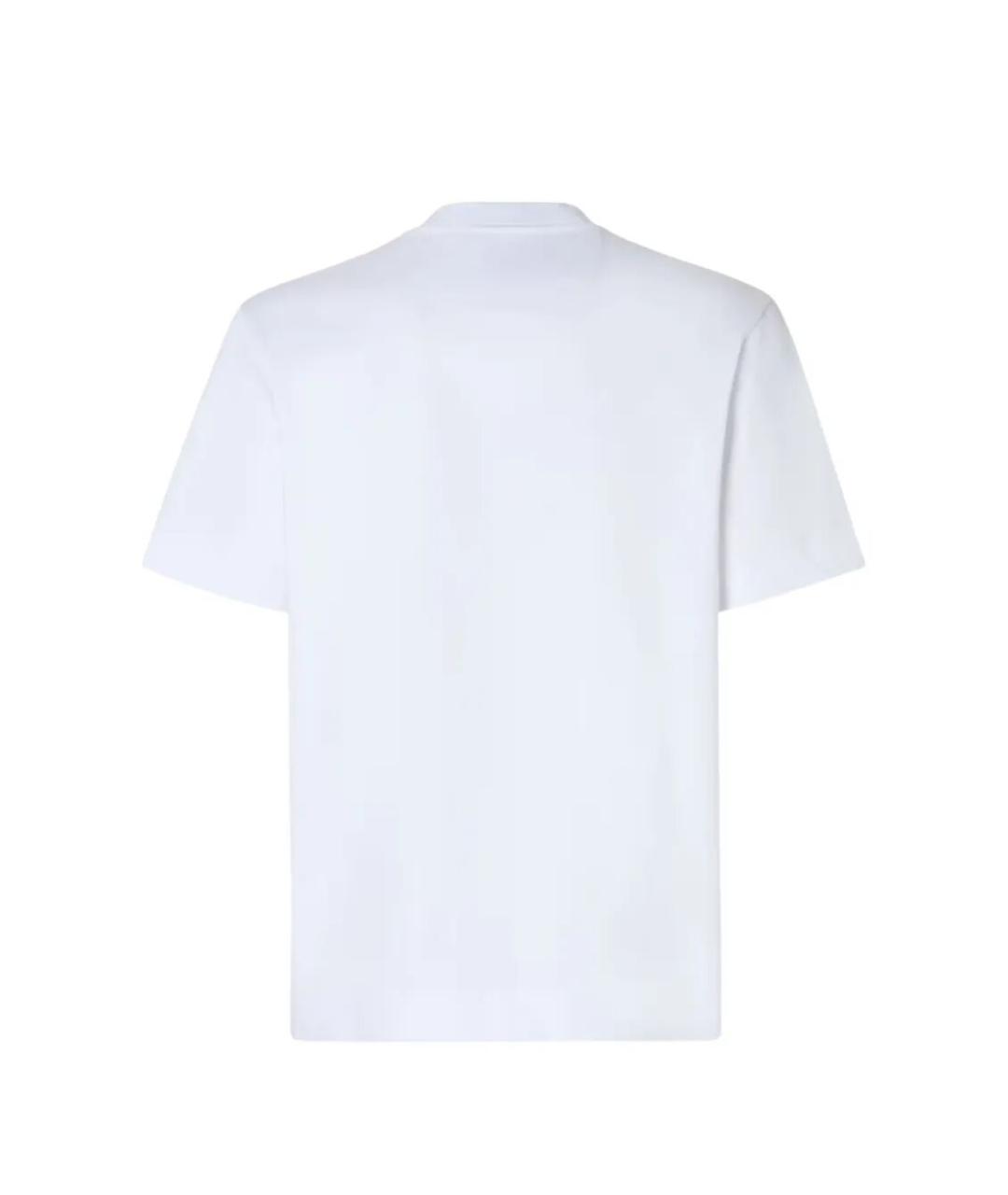 FENDI Белая хлопковая футболка, фото 2