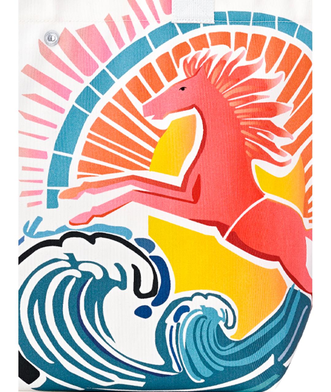 LONGCHAMP Мульти хлопковая сумка тоут, фото 5