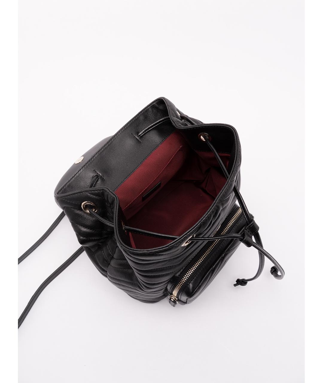 GUCCI Черный кожаный рюкзак, фото 7