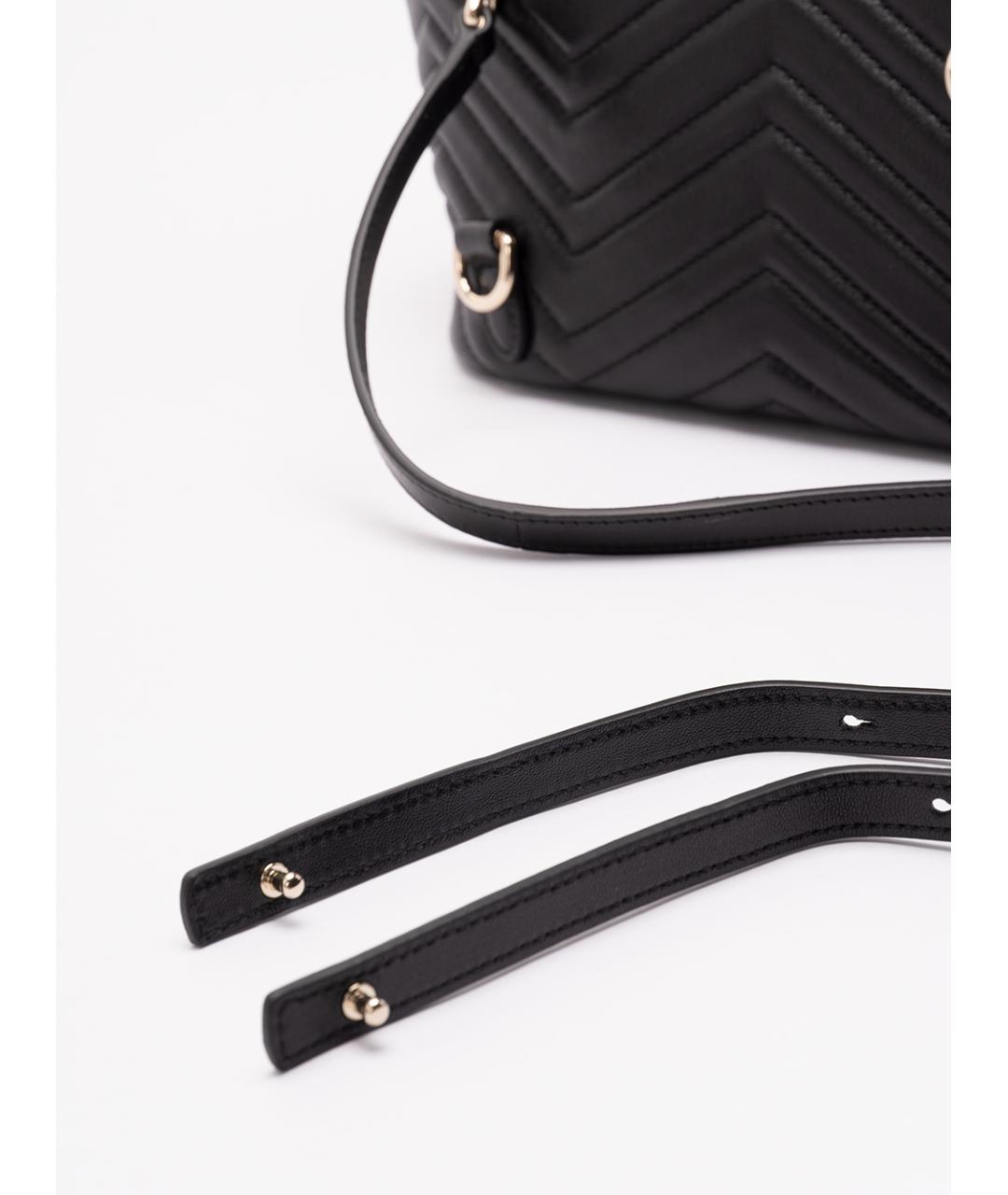 GUCCI Черный кожаный рюкзак, фото 5