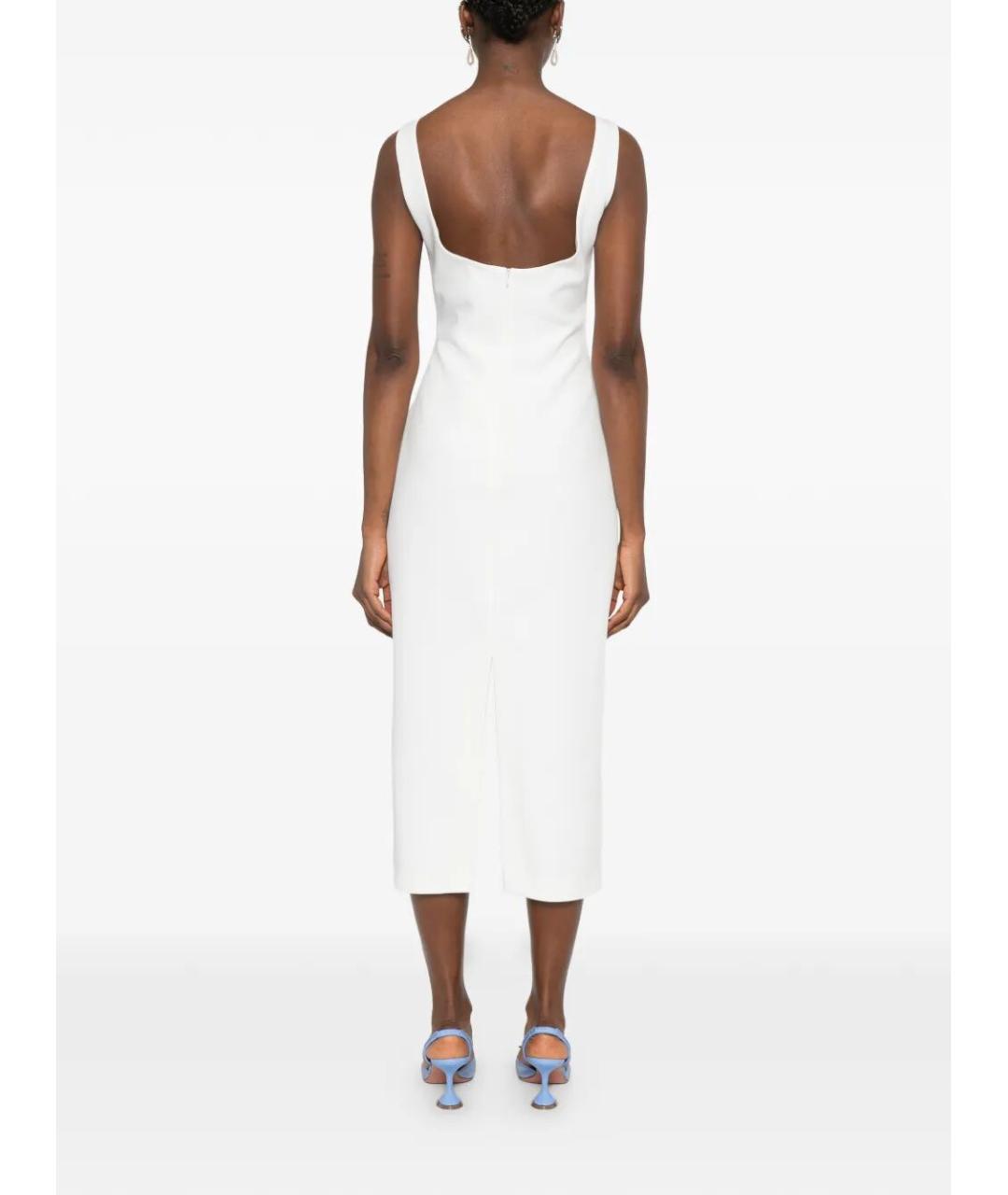 NISSA Белое полиэстеровое повседневное платье, фото 5