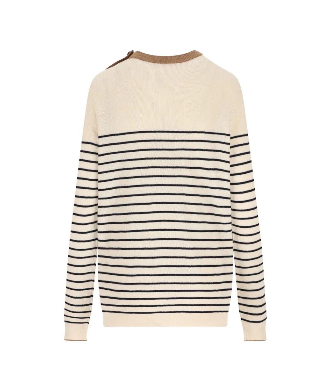 PRADA Бежевый льняной джемпер / свитер, фото 2