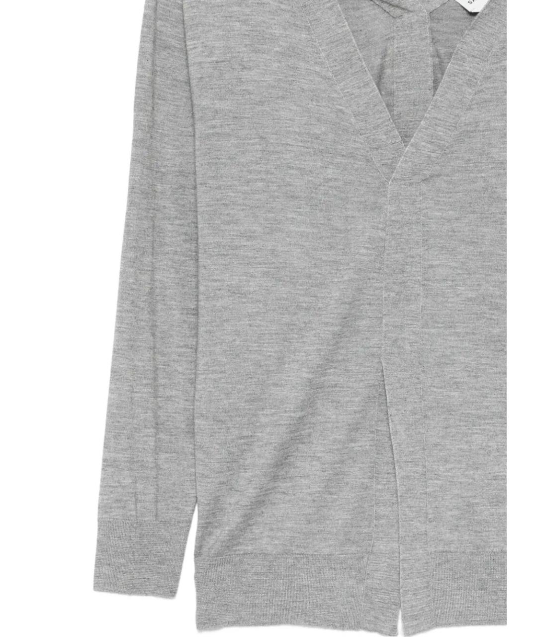 Sa Su Phi Серый кашемировый джемпер / свитер, фото 3