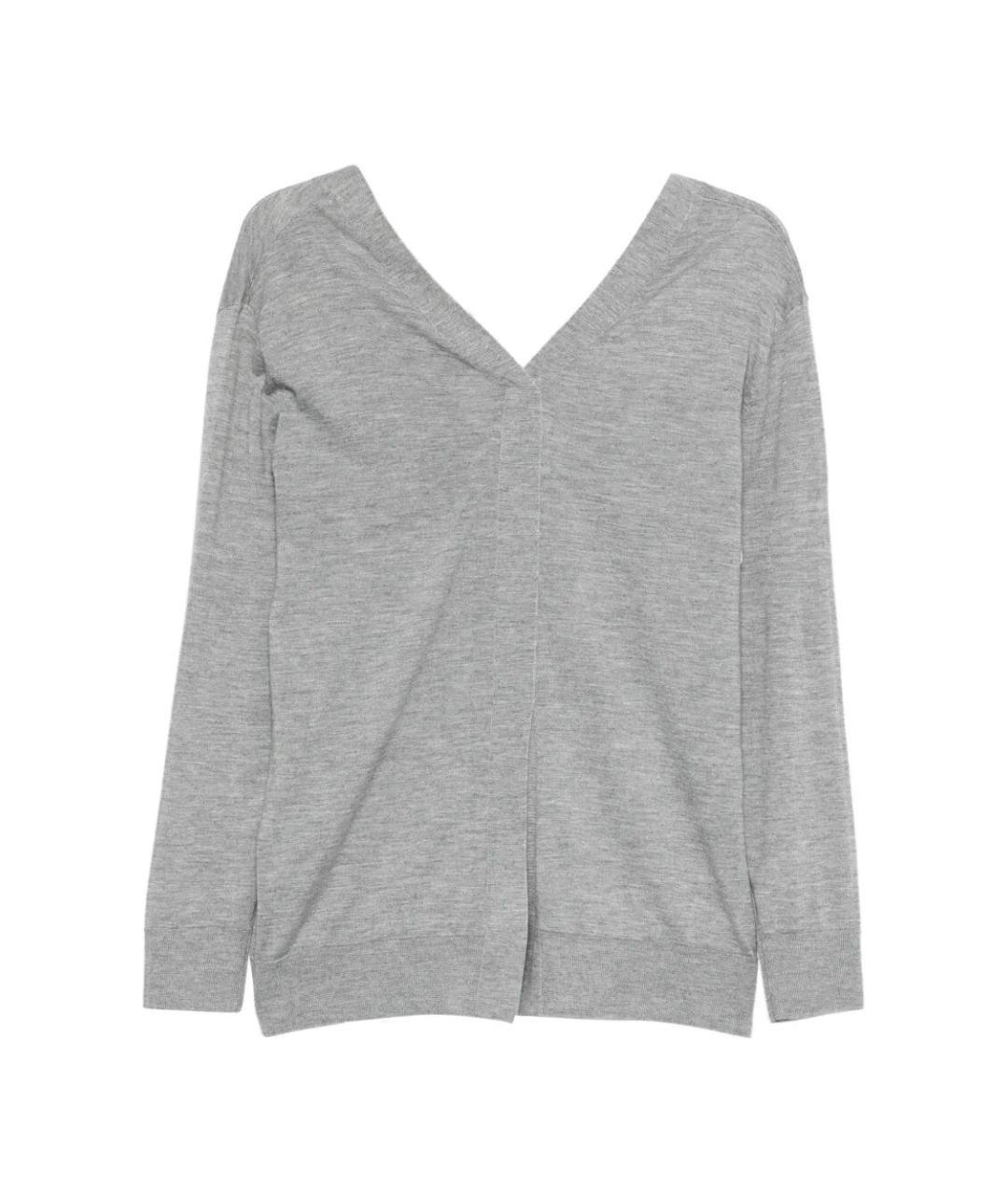 Sa Su Phi Серый кашемировый джемпер / свитер, фото 2