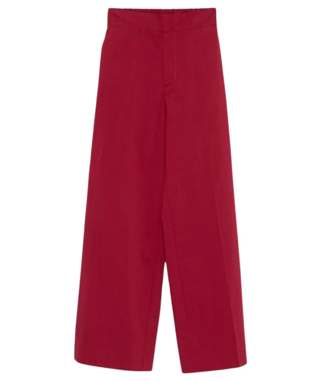 Sa Su Phi Бордовые хлопковые брюки широкие, фото 1