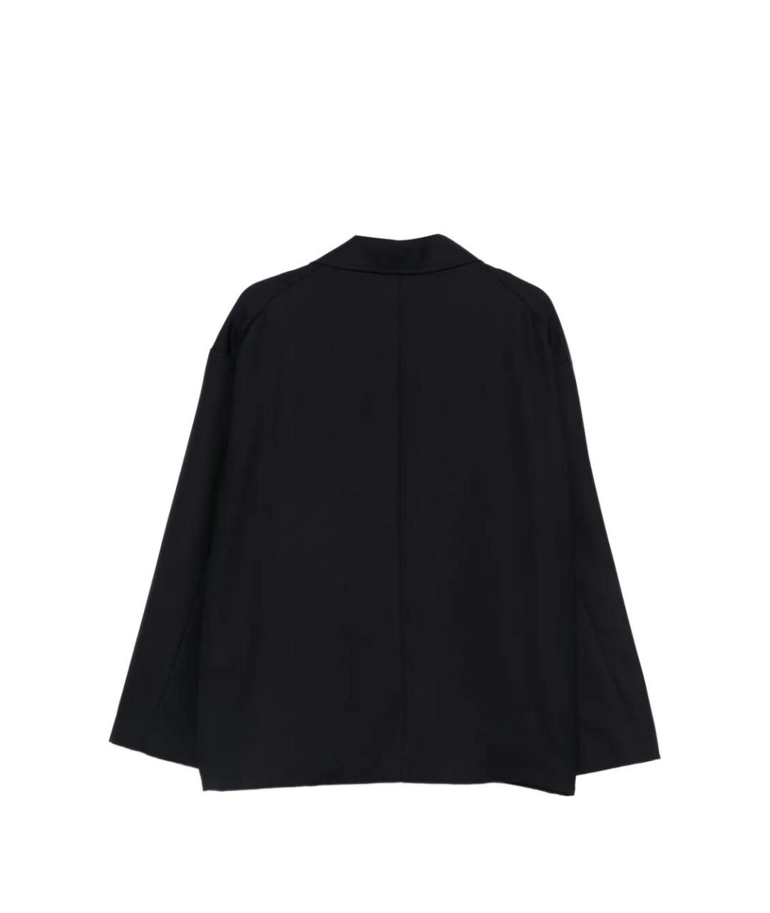 NINE IN THE MORNING Темно-синий шерстяной пиджак, фото 2