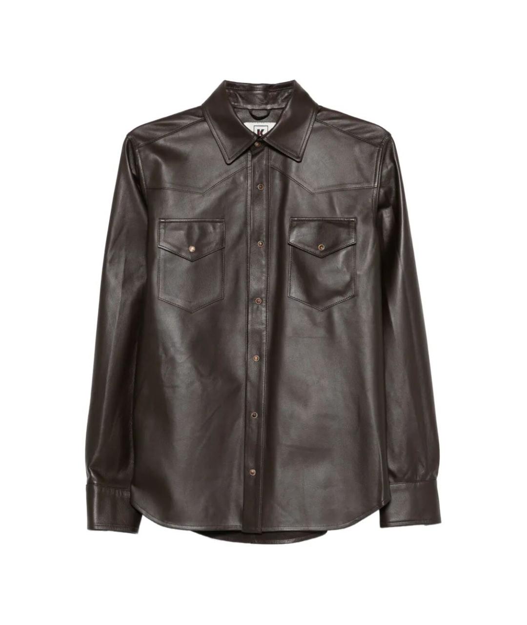 KIRED Коричневая кожаная куртка, фото 1