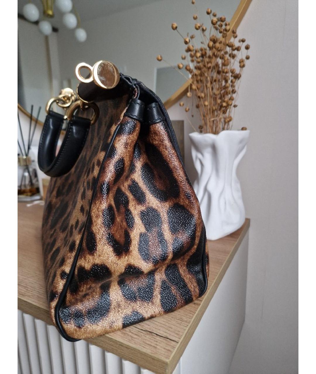 DOLCE&GABBANA Мульти кожаная сумка с короткими ручками, фото 2