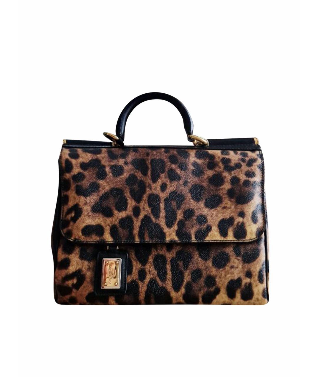 DOLCE&GABBANA Мульти кожаная сумка с короткими ручками, фото 1