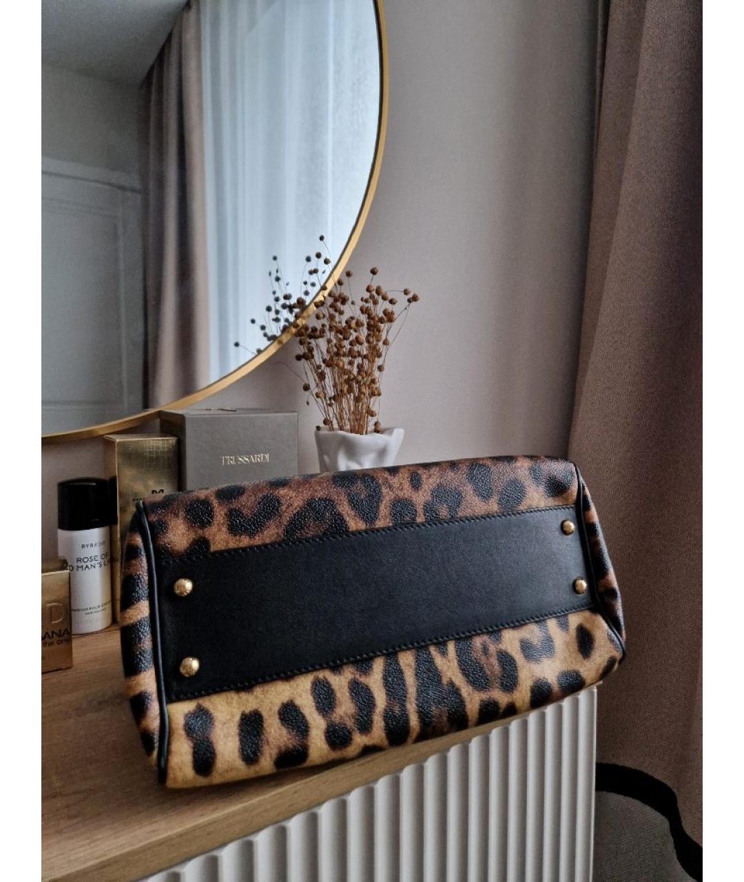 DOLCE&GABBANA Мульти кожаная сумка с короткими ручками, фото 7