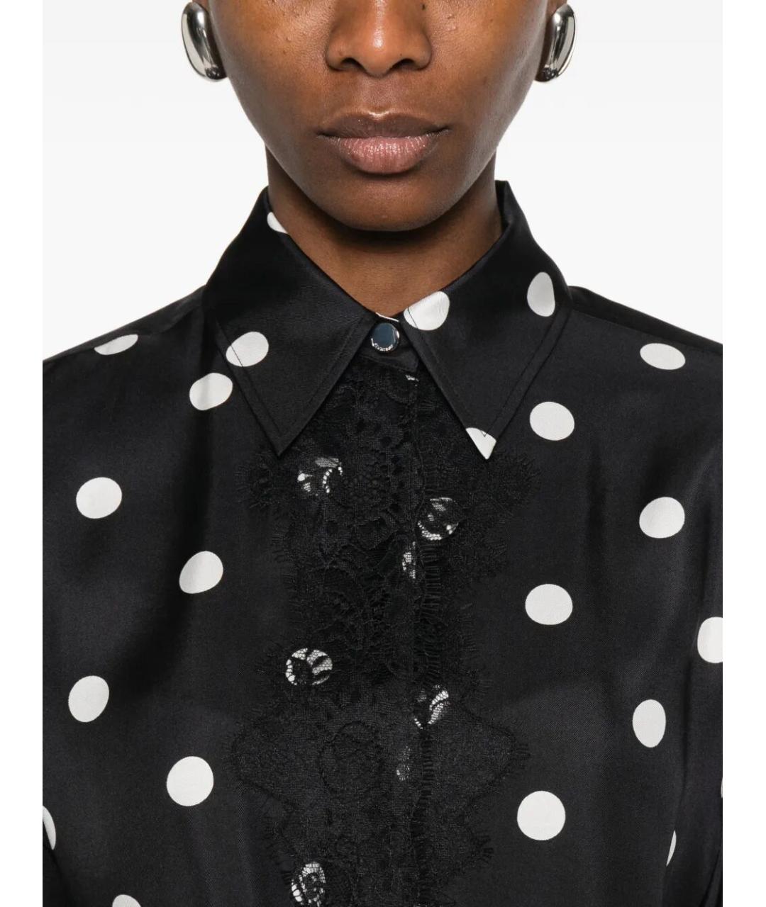 SPORTMAX Черное шелковое повседневное платье, фото 3