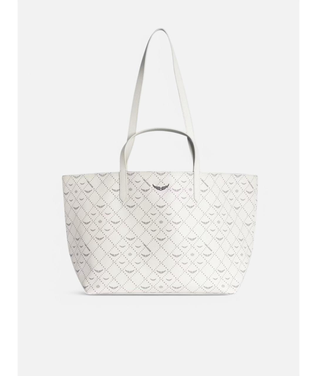 ZADIG & VOLTAIRE Белая сумка тоут из искусственной кожи, фото 6