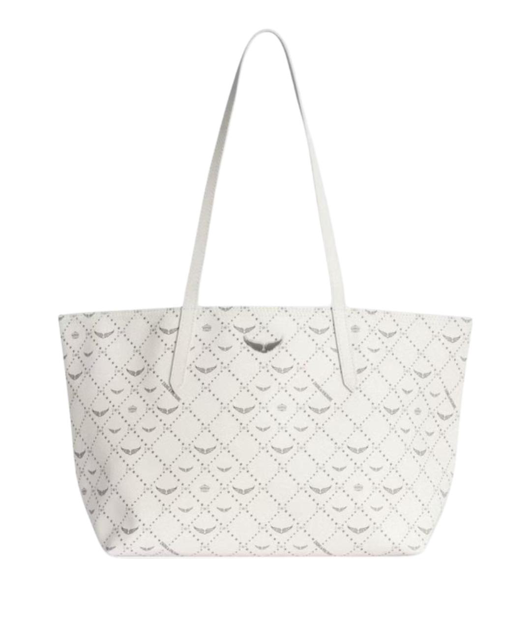 ZADIG & VOLTAIRE Белая сумка тоут из искусственной кожи, фото 1