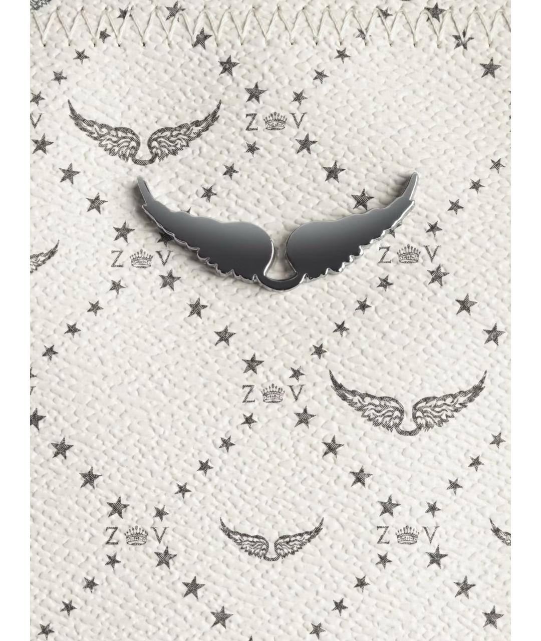 ZADIG & VOLTAIRE Белая сумка тоут из искусственной кожи, фото 4