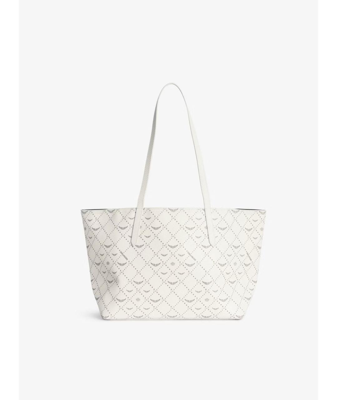 ZADIG & VOLTAIRE Белая сумка тоут из искусственной кожи, фото 3