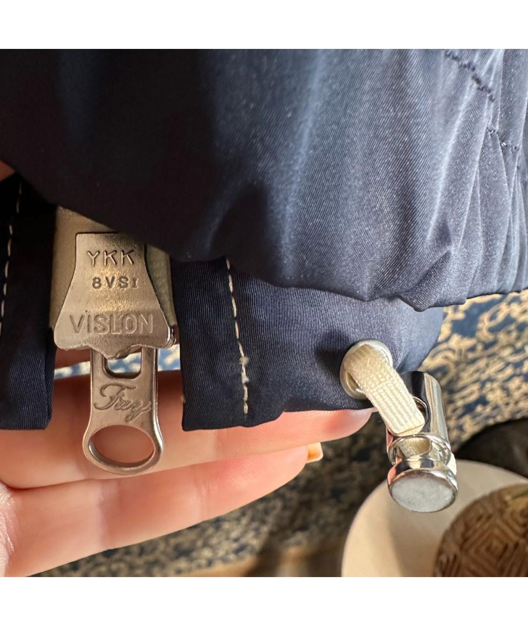 FAY Синяя полиэстеровая куртка, фото 6