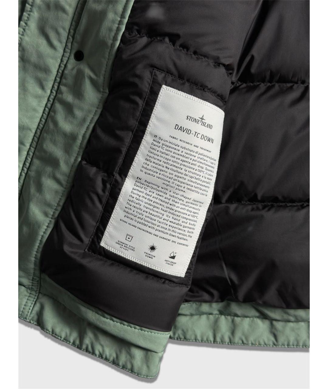 STONE ISLAND Зеленая куртка, фото 4