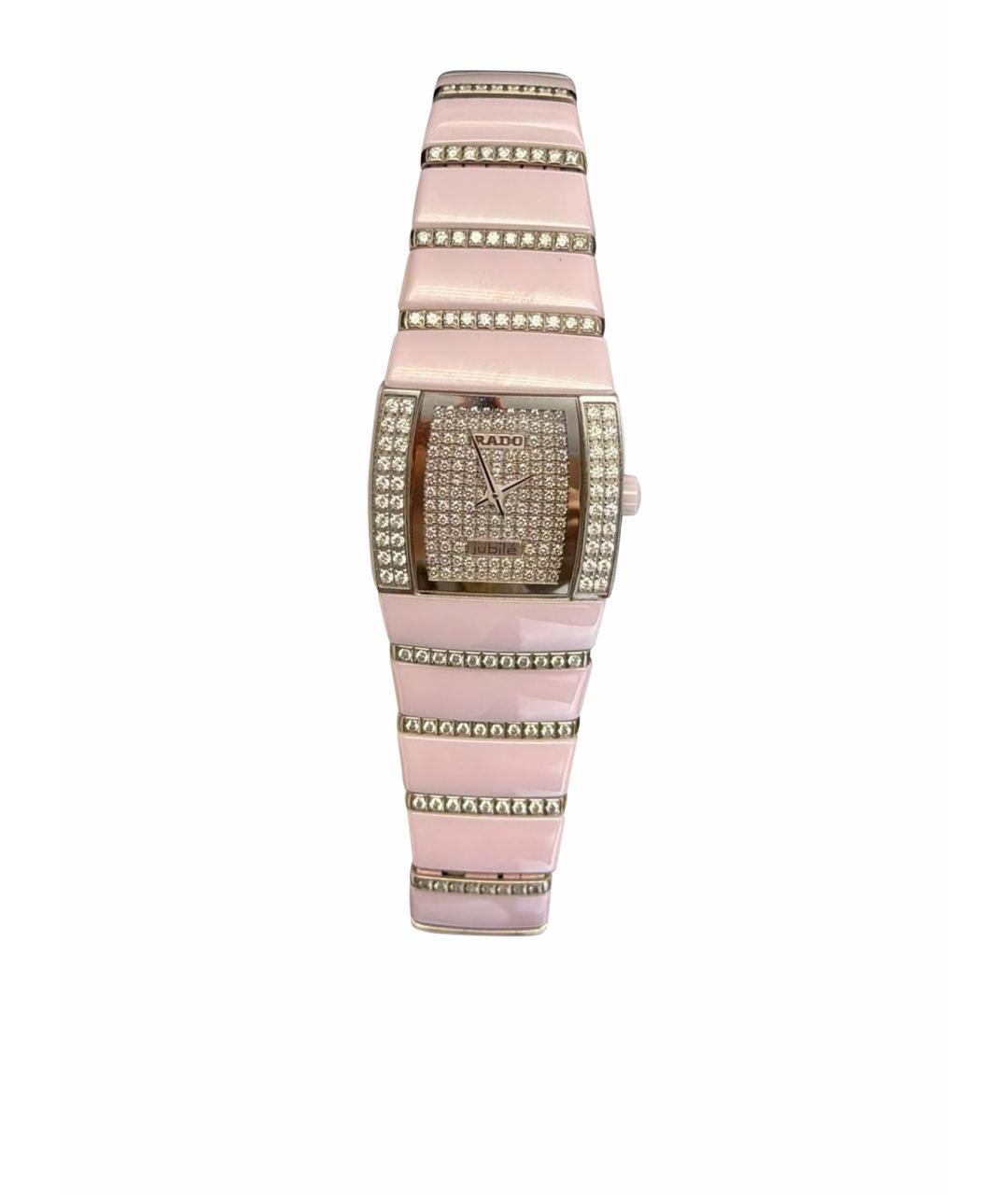RADO Розовые керамические часы, фото 1