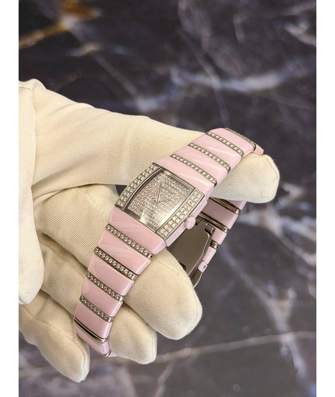 RADO Розовые керамические часы, фото 7