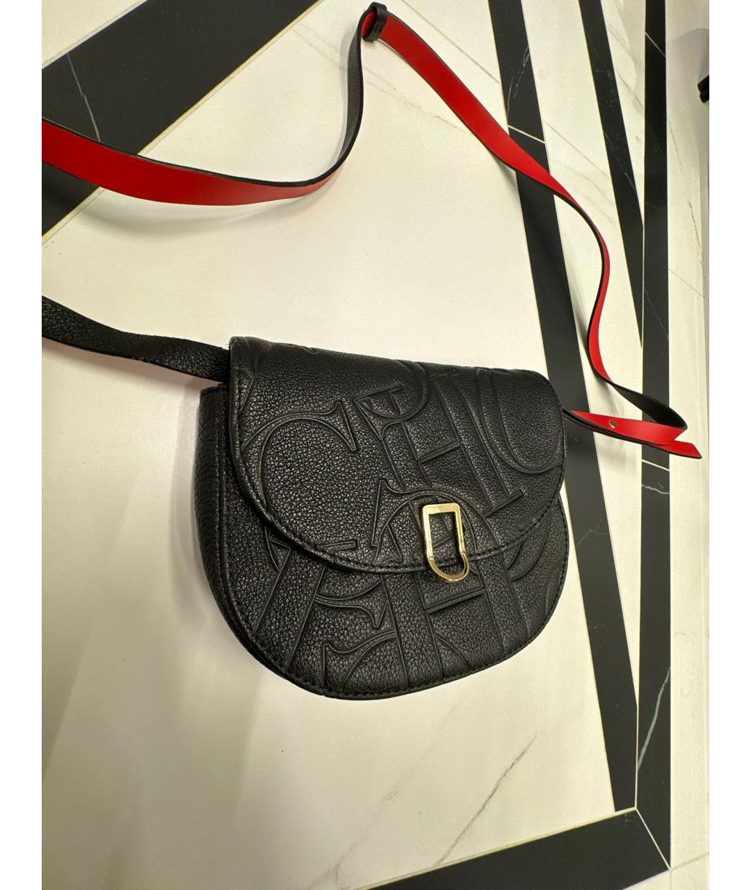 CAROLINA HERRERA Черная сумка через плечо, фото 2