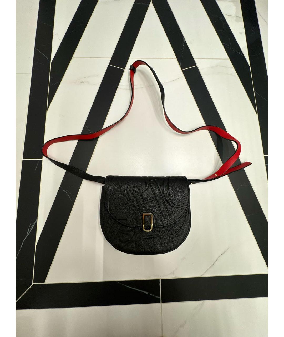 CAROLINA HERRERA Черная сумка через плечо, фото 7