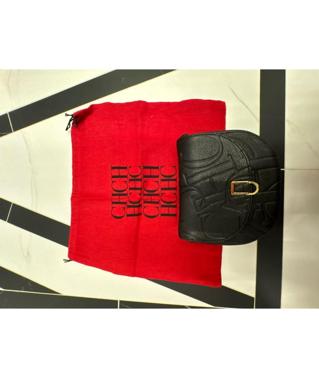 CAROLINA HERRERA Черная сумка через плечо, фото 6