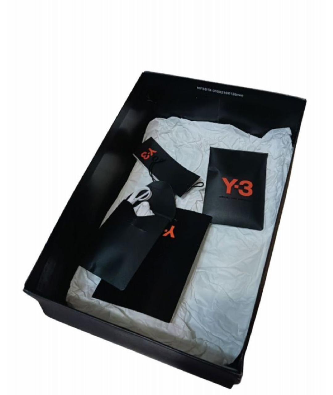 Y-3 Белые кожаные низкие кроссовки / кеды, фото 5