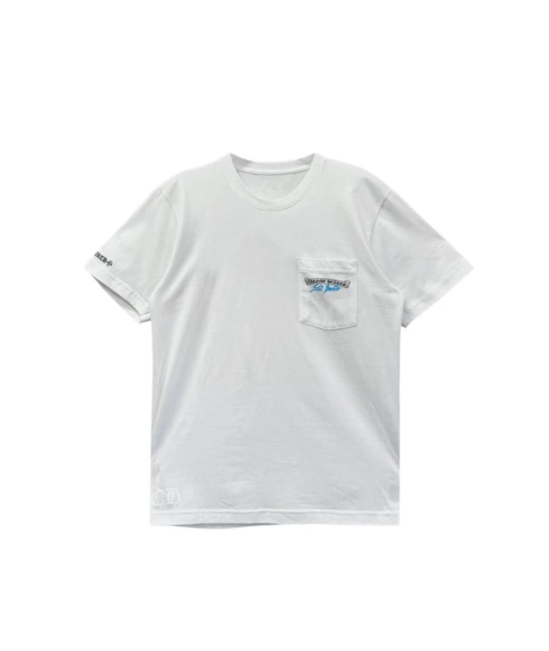 CHROME HEARTS Белая хлопковая футболка, фото 1
