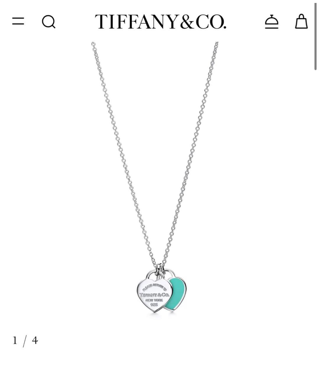 TIFFANY&CO Серебряная серебряная подвеска, фото 1