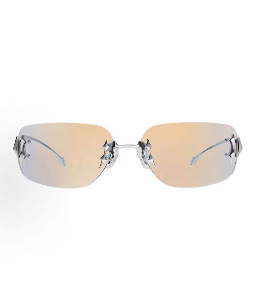 GENTLE MONSTER Серебряные металлические солнцезащитные очки, фото 2