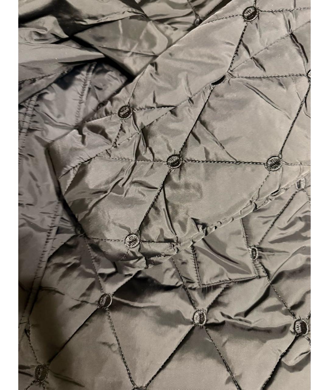 TWIN-SET Черная полиэстеровая куртка, фото 5