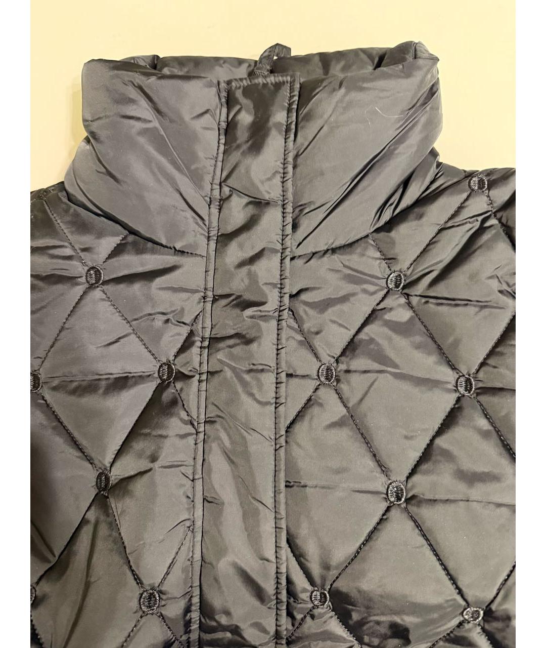 TWIN-SET Черная полиэстеровая куртка, фото 4