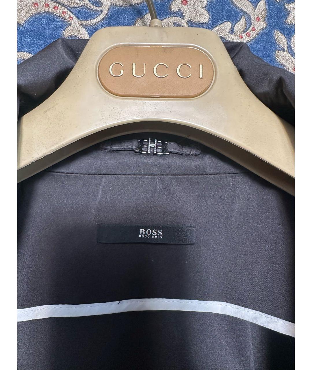 HUGO BOSS Коричневый хлопковый тренч/плащ, фото 5